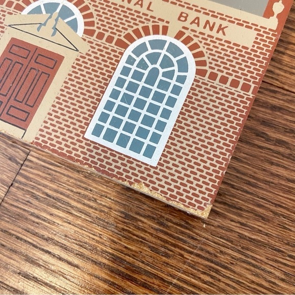 The Cat’s Meow | Vintage 1993 Series XI lot of 3 Mini Wooden Houses cottage core - Picture 4 of 10